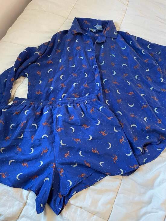 Camel Other - Vintage 1993 Camel Tobacco Promotional Silk Pajama Nightshirt and shorts set